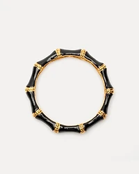 Enamel Bamboo Bangle Bracelet