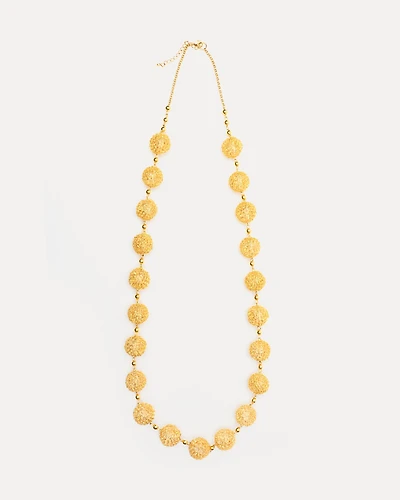Large Crochet Spheres Necklace