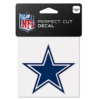 Dallas Cowboys Perfect Cut Colour Decal 4" x 4"