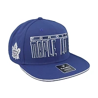 Toronto Maple Leafs Gino Blue Stacked Snapback