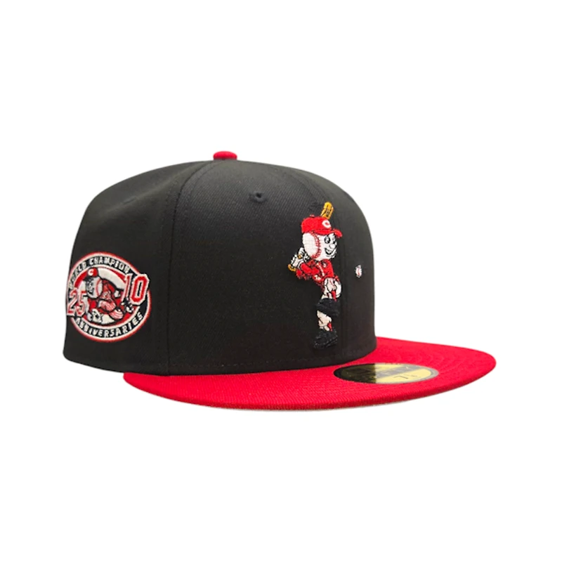 Cincinnati Reds Black and Red Mascot 59Fifty