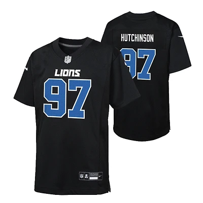 Aidan Hutchinson Youth Nike Carbon Black Player Replica Jersey
