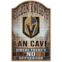 Vegas Golden Knights Fan Cave Wood Sign 11" x 17" 1/4" Thick