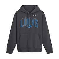 Detroit Lions Nike Anthracite Expect Victory Club Hoodie