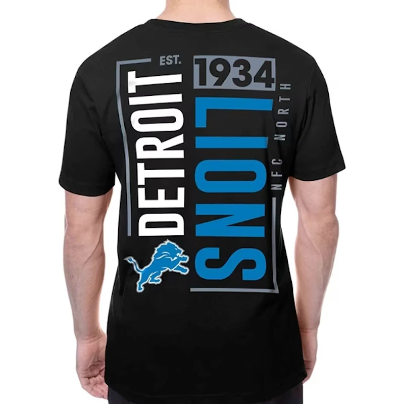 Detroit Lions Black Leisure Tee