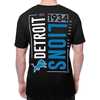 Detroit Lions Black Leisure Tee