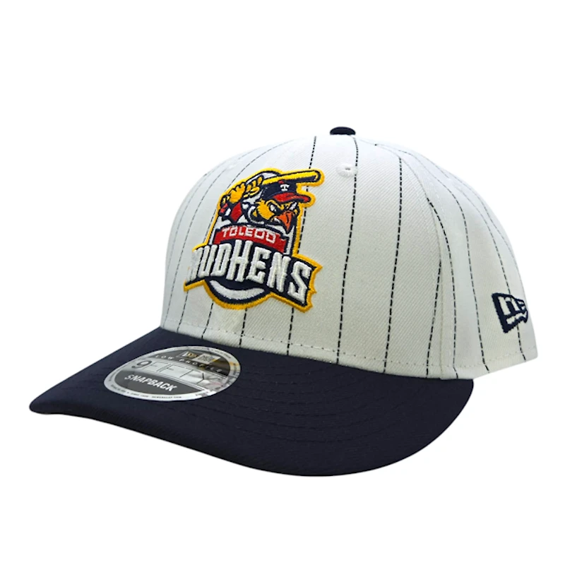 Toledo Mudhens Navy and White Pinstripe 9Fifty