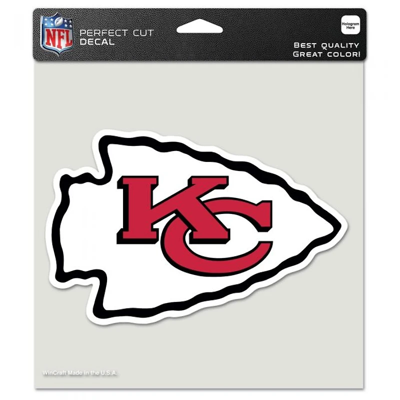 Kansas City Chiefs Perfect Cut Colour Decal 8" x 8"