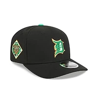 Detroit Tigers St. Patrick's Day Black 9Seventy Stretch Snap