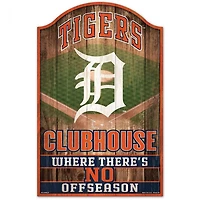 Detroit Tigers Fan Cave Wood Sign 11" x 17" 1/4" Thick