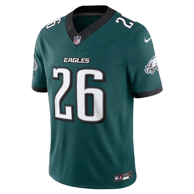 Saquon Barkley Philadelphia Eagles 2026 Nike Vapor F.U.S.E. Stitched Limited Jersey – Midnight Green