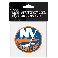 New York Islanders Perfect Cut Colour Decal 4" x 4"