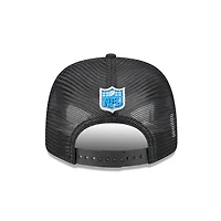 Detroit Lions Black and Team Colour 9Seventy Stretch Snap Trucker