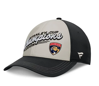 Florida Panthers Red and White Trucker 9Seventy Stretch Snap