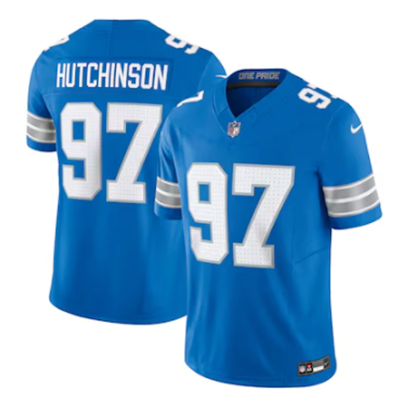 Aidan Hutchinson Detroit Lions Nike Blue Home Limited Jersey
