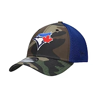 Toronto Blue Jays Woodland Camo and Neo 39Thirty