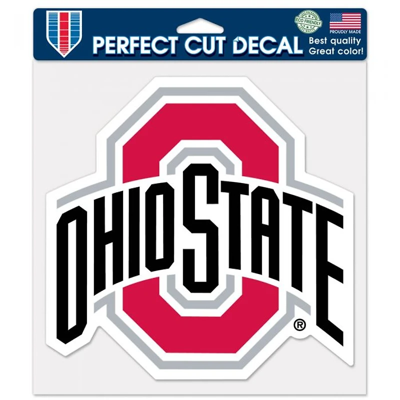 Ohio State Buckeyes Perfect Cut Colour Decal 8" x 8"