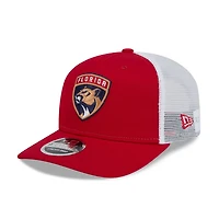 Florida Panthers Red and White Trucker 9Seventy Stretch Snap