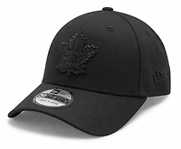 Toronto Maple Leafs Blackout New Era 39THIRTY Stretch Fit Hat