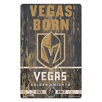 Vegas Golden Knights Slogan Wood Sign 11" x 17" 1/4" Thick