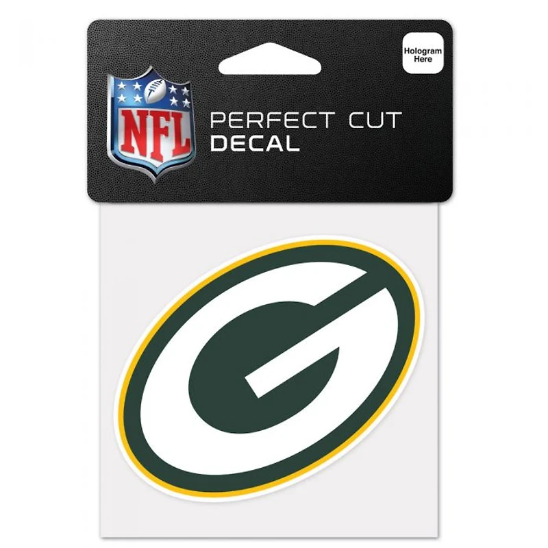 Green Bay Packers Perfect Cut Colour Decal 4" x 4"