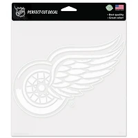 Detroit Red Wings Perfect Cut White Decal 8" x 8"