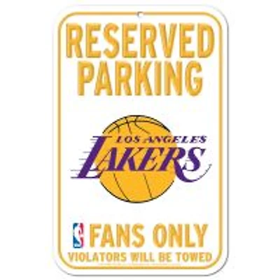 Los Angeles Lakers Plastic Sign 11" x 17"