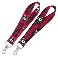 Georgia Bulldogs Lanyard Key Strap