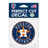 Houston Astros Perfect Cut Colour Decal 4" x 4"