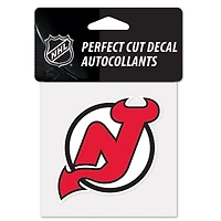 New Jersey Devils Perfect Cut Colour Decal 4" x 4"