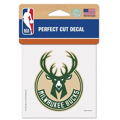 Milwaukee Bucks Perfect Cut Colour Decal 4" x 4"