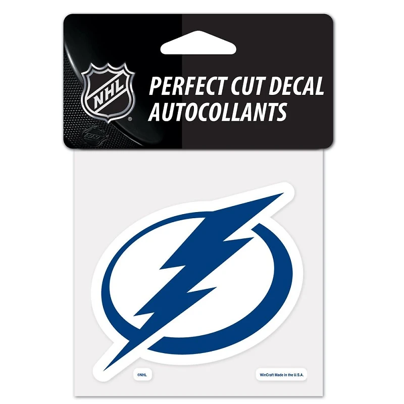 Tampa Bay Lightning Perfect Cut Colour Decal 4" x 4"