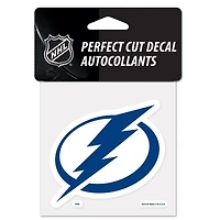 Tampa Bay Lightning Perfect Cut Colour Decal 4" x 4"