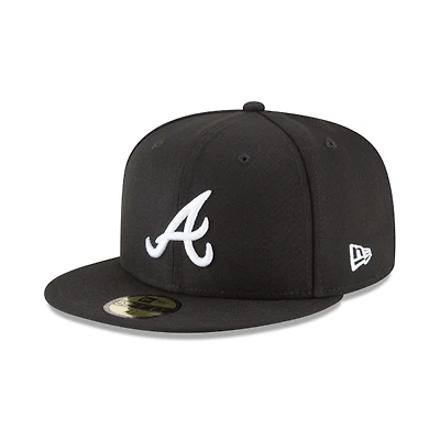 Atlanta Braves Black and White 59Fifty
