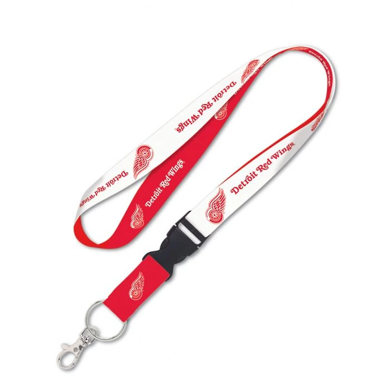 Detroit Red Wings Lanyard With Detachable Buckle 1"