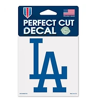 Los Angeles Dodgers Perfect Cut Colour Decal 4" x 4
