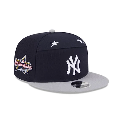 New York Yankees All-Star Game Side Patch Split Panel Navy and Grey 9Fifty