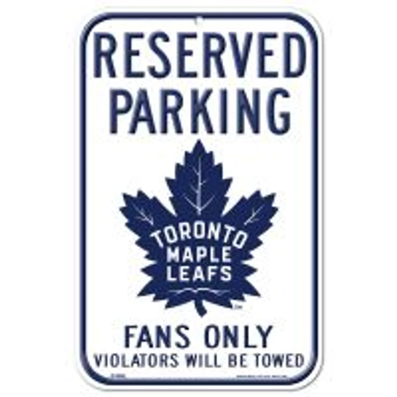 Toronto Maple Leafs Plastic Sign 11" x 17"