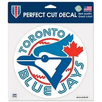 Toronto Blue Jays Cooperstown Perfect Cut Colour Decal 8" x 8"