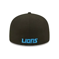 Detroit Lions Black and Blue 59Fifty