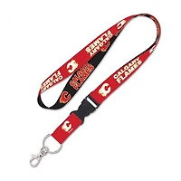 Calgary Flames Lanyard With Detachable Buckle 1"