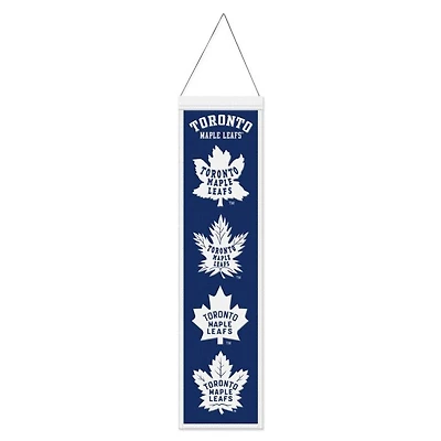 Toronto Maple Leafs Evolution Wool Banner 8" x 32"