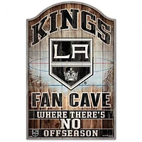 Los Angeles Kings Fan Cave Wood Sign 11" x 17" 1/4" Thick