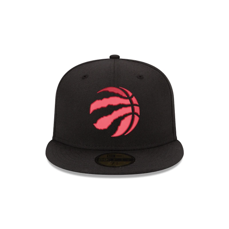 Toronto Raptors New Era 59FIFTY Fitted Hat – Black with Red Logo