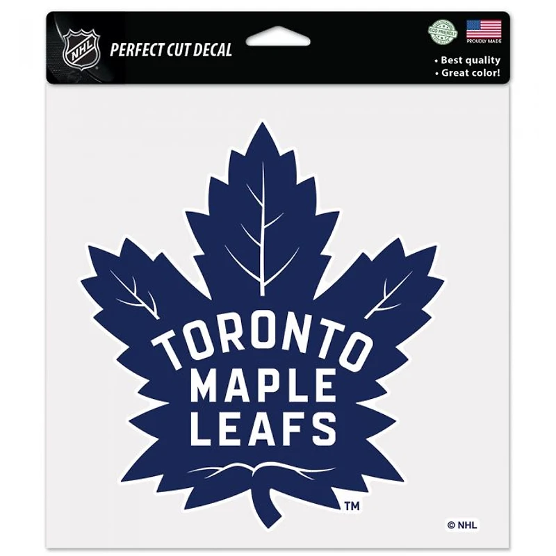 Toronto Maple Leafs Perfect Cut Colour Decal 8" x 8"