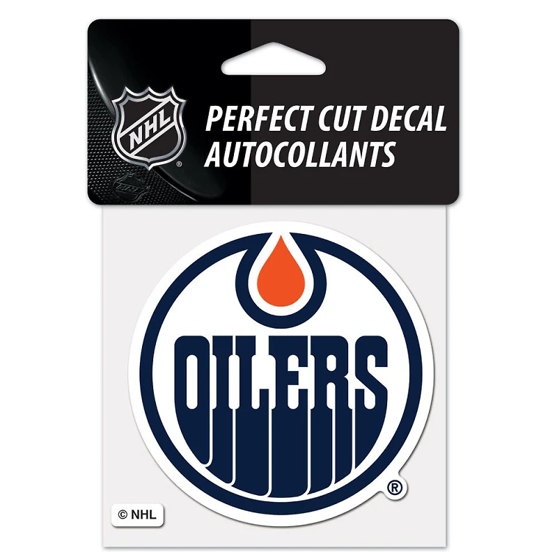 Edmonton Oilers Perfect Cut Colour Decal 4" x 4"