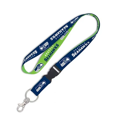 Seattle Seahawks Lanyard With Detachable Buckle 1"