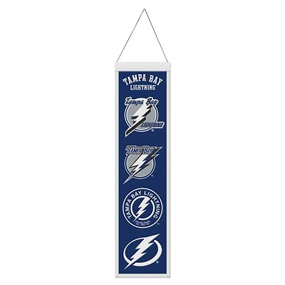 Tampa Bay Lightning Evolution Wool Banner 8" x 32"