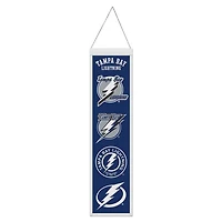 Tampa Bay Lightning Evolution Wool Banner 8" x 32"