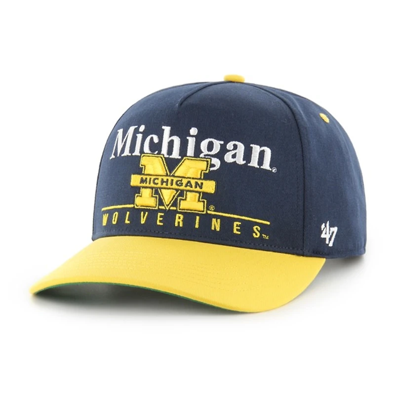 Michigan Wolverines Navy and Maize '47 Super Hitch